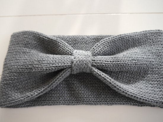 Strickanleitung - Stirnband PIA - doppellagiges Stirnband vom Kleinkind - Erwachsener mit Schleifen-Optik - No.233