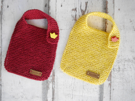 Strickanleitung - Baby Sabber Lätzchen BASIC - für Anfänger geeignet - No.168/4