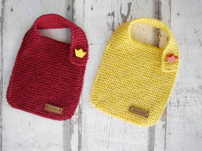 Strickanleitung - Baby Sabber Lätzchen BASIC - für Anfänger geeignet - No.168/4
