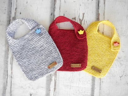 Strickanleitung - Baby Sabber Lätzchen BASIC - für Anfänger geeignet - No.168/4
