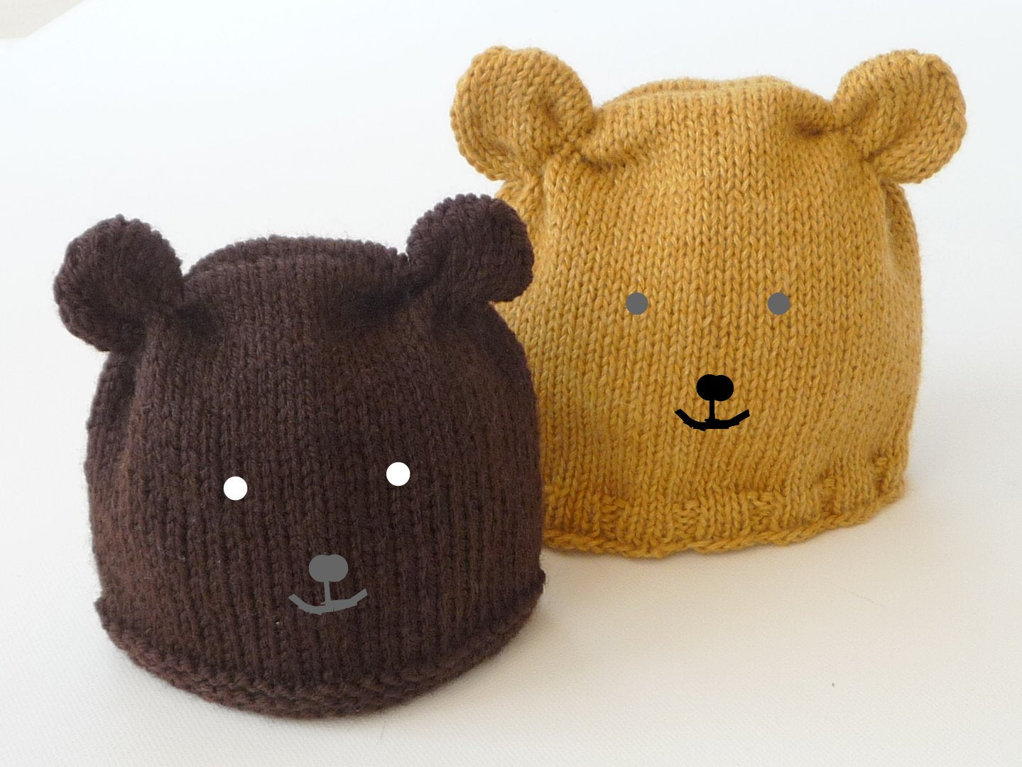 Strickanleitung - Babymütze - Bärenmütze - No.93