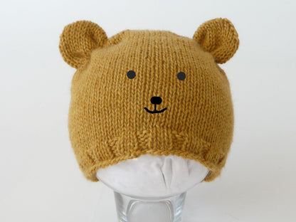 Strickanleitung - Babymütze - Bärenmütze - No.93