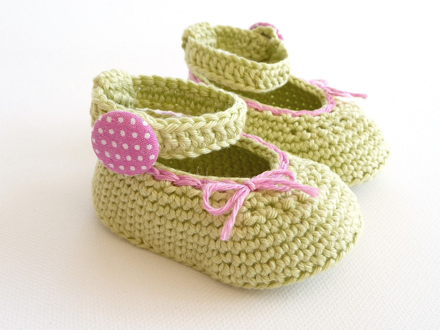Häkelanleitung Babyschuhe Ballerinas häkeln - No.8