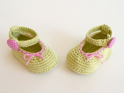 Häkelanleitung Babyschuhe Ballerinas häkeln - No.8