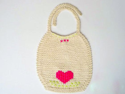 Strickanleitung - Baby Lätzchen - Spucktuch - No.70