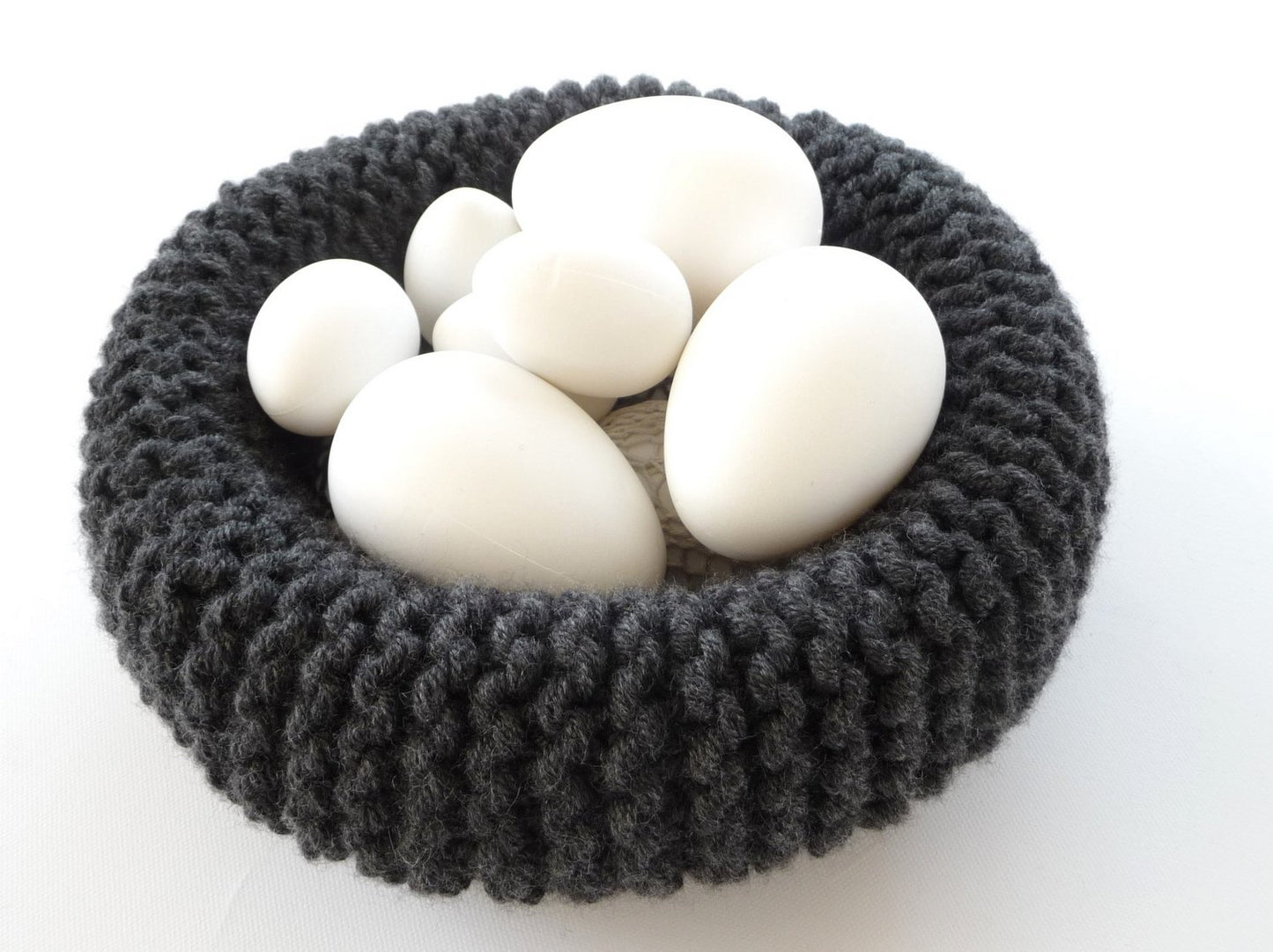 Strickanleitung - Osternest - Körbchen - No.41a