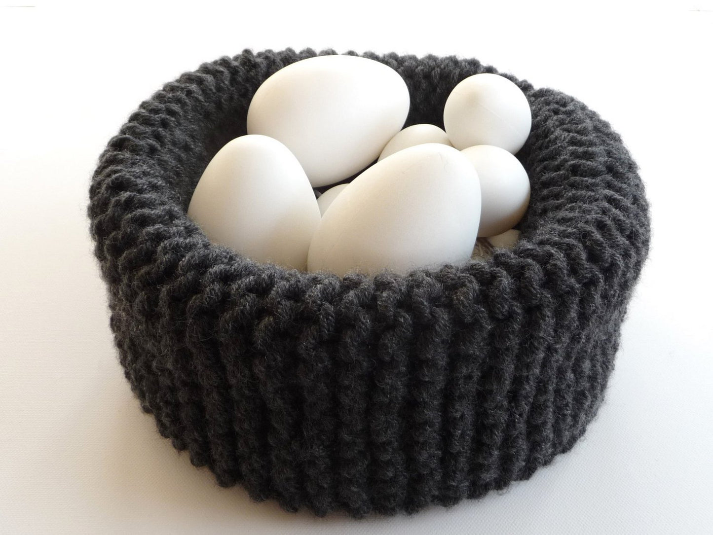 Strickanleitung - Osternest - Körbchen - No.41a