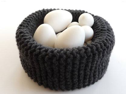Strickanleitung - Osternest - Körbchen - No.41a
