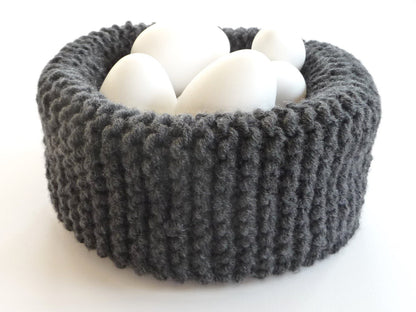Strickanleitung - Osternest - Körbchen - No.41a