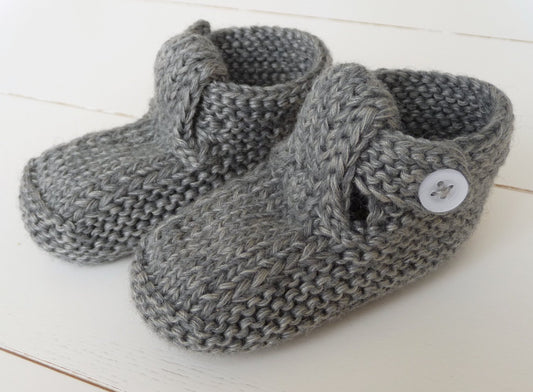 Strickanleitung Baby Krabbelschuhe Neugeborene No.11