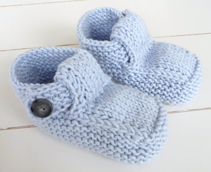 Strickanleitung Baby Krabbelschuhe Neugeborene No.11
