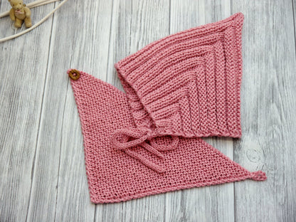 Strickanleitung ZWERGEN-SET Pixie-Mütze und Dreieckstuch No.188