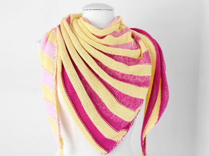 Strickanleitung Dreieckstuch "STRIPES No.1" - No.105