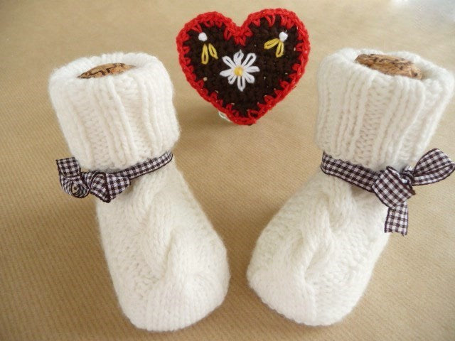 Strickanleitung Babysocken - Trachtenlook - No.32