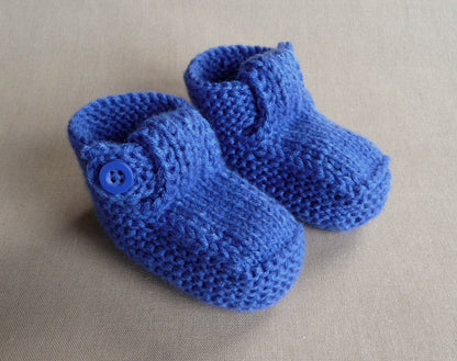 Strickanleitung Baby Krabbelschuhe Neugeborene No.11