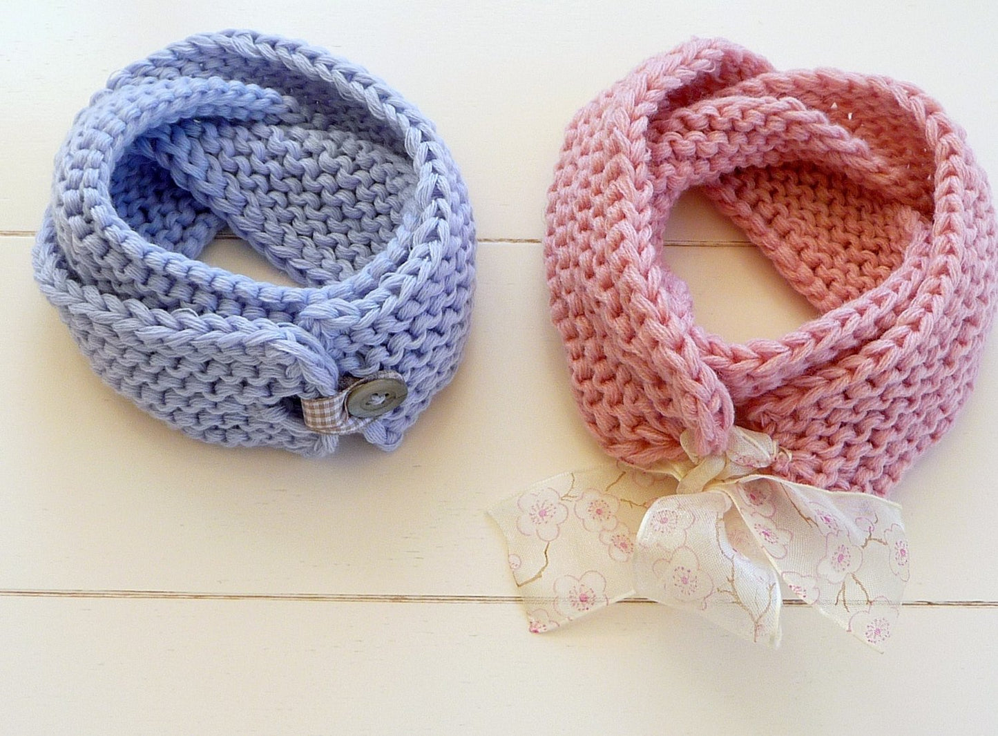 Strickanleitung - Grobstrick-Schal für Babys - No.21
